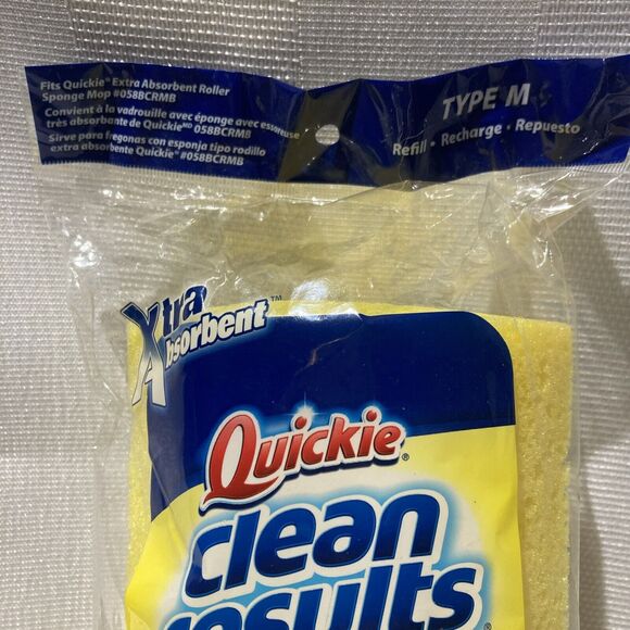 Quickie Clean Results Refill Microban‎ Roller Sponge Mop model #058BCRMB Type M - Picture 3 of 9